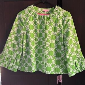 Lilly Pulitzer size 8 green jacket